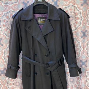 Beautiful London Fog trench coat with removable Thinsulate liner.